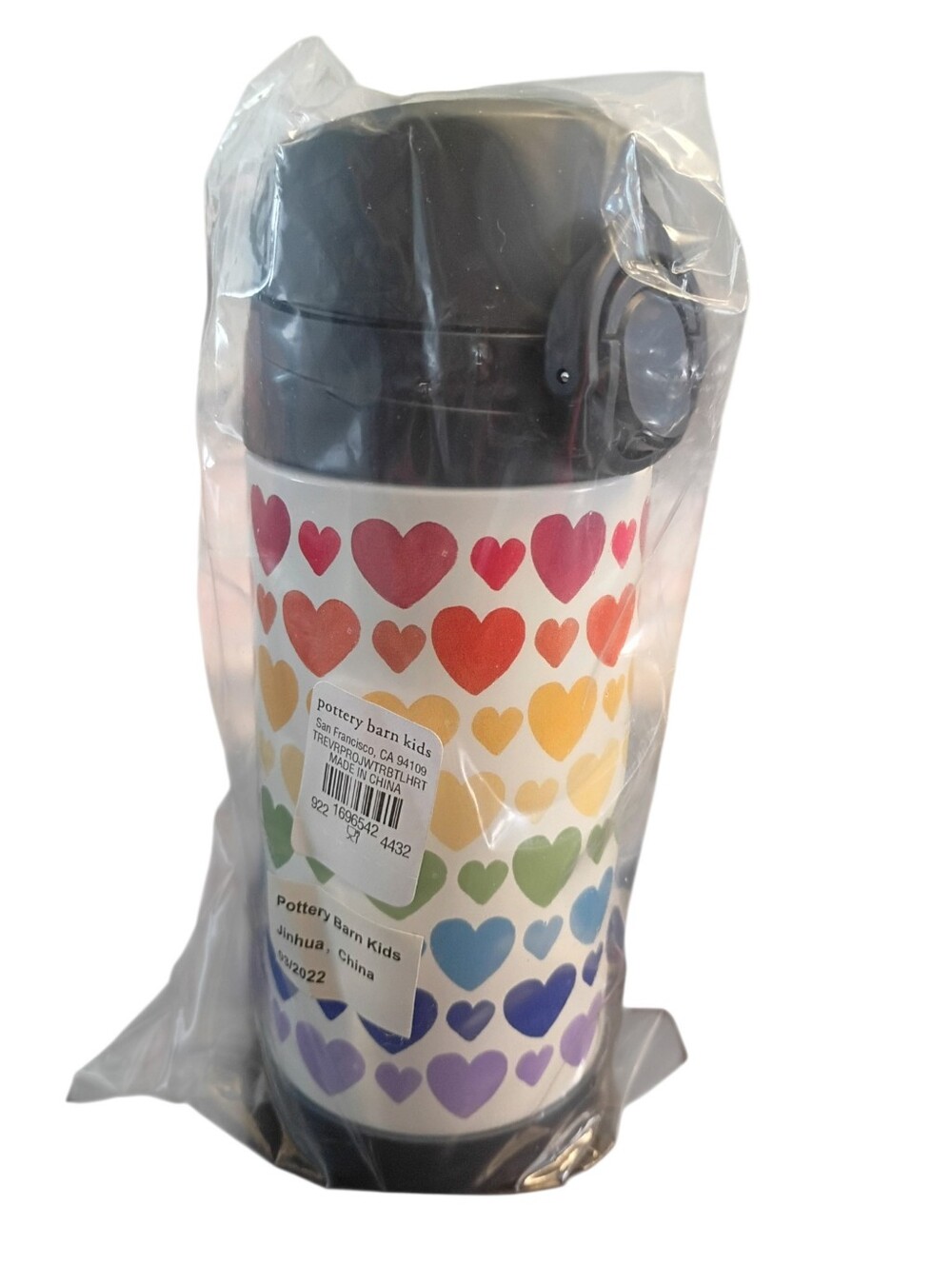 Pottery Barn kids Mackenzie Insulated Water Bottle 12oz NWT